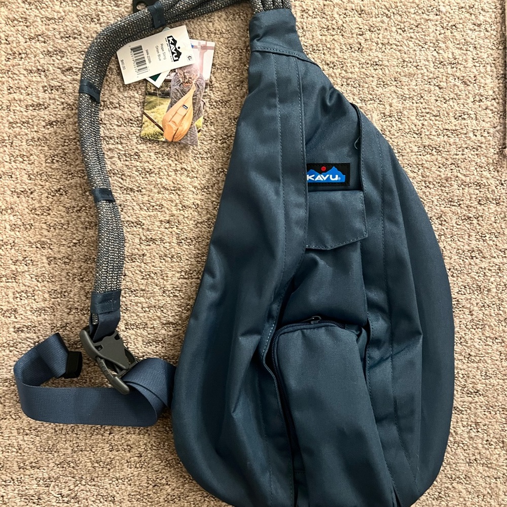Kavu Navy Blue Rope Sling Pack